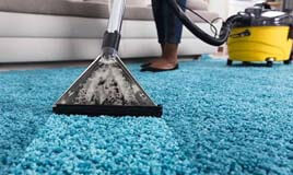 cleaning carpet