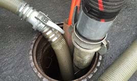 cleaning sewer