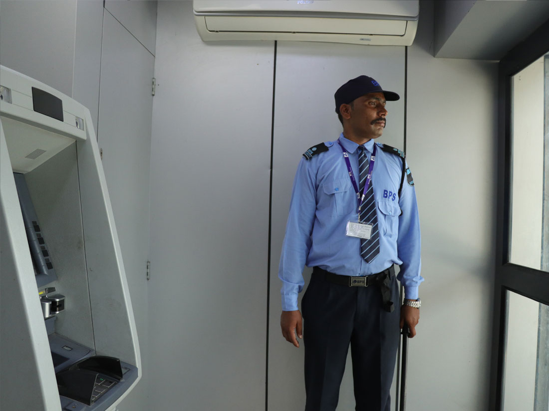 security guard in atm